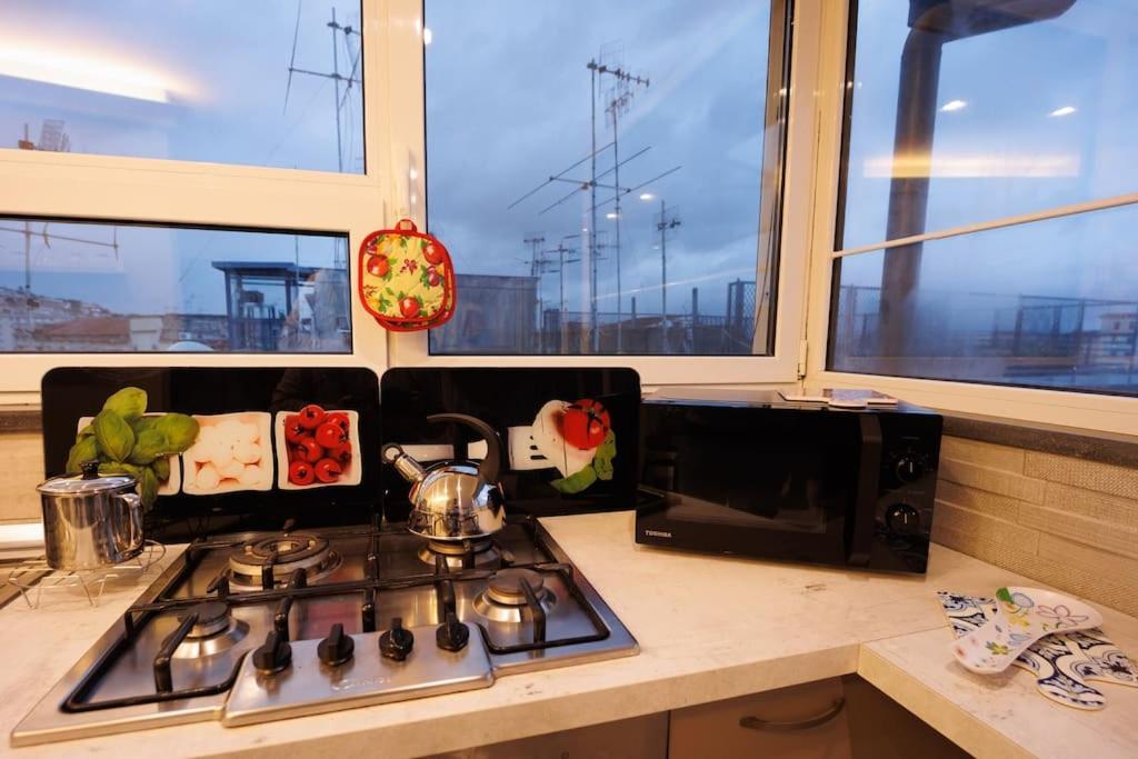 Lidahouse Terrace And Vesuvio View Next Museum By Houseinnaples Apartment